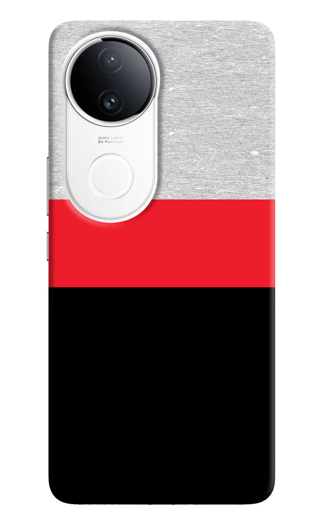 Tri Color Pattern iQOO Z10R 5G Hard Case Back Cover by Casekaro