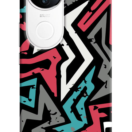 Geometric Graffiti iQOO Z10R 5G Hard Case Back Cover by Casekaro