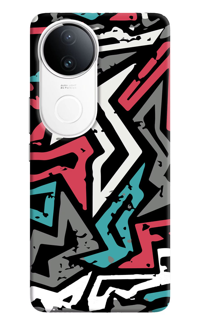 Geometric Graffiti iQOO Z10R 5G Hard Case Back Cover by Casekaro