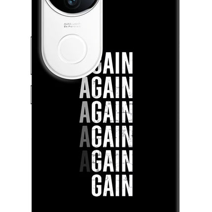 Again Again Gain iQOO Z10R 5G Hard Case Back Cover by Casekaro