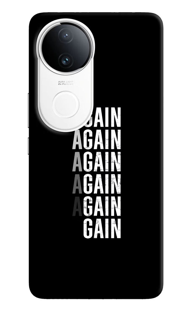 Again Again Gain iQOO Z10R 5G Hard Case Back Cover by Casekaro