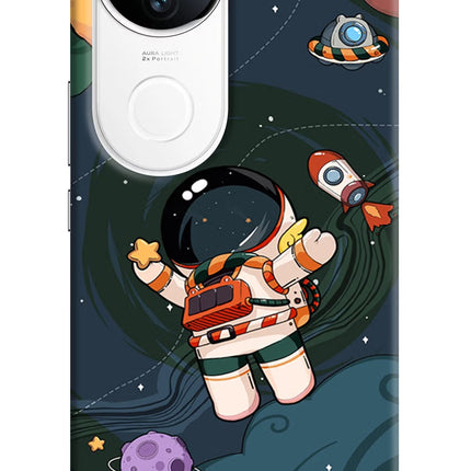 Cartoon Astronaut iQOO Z10R 5G Hard Case Back Cover by Casekaro