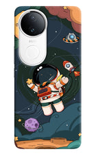 Cartoon Astronaut iQOO Z10R 5G Hard Case Back Cover by Casekaro