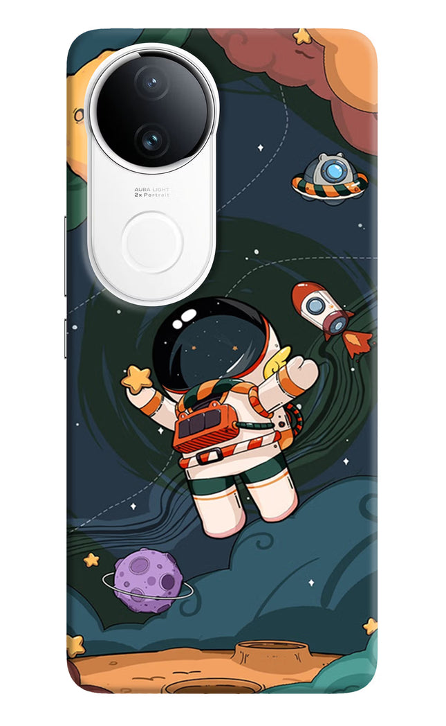 Cartoon Astronaut iQOO Z10R 5G Hard Case Back Cover by Casekaro