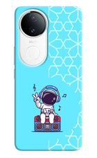 Cute Astronaut Chilling iQOO Z10R 5G Hard Case Back Cover by Casekaro