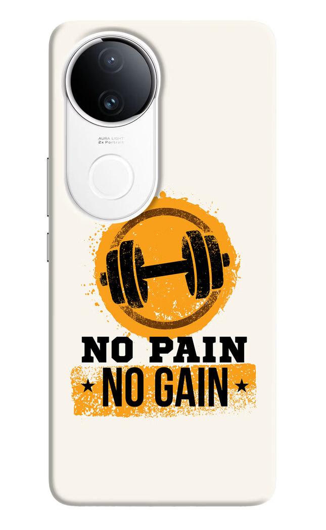 No Pain No Gain iQOO Z10R 5G Hard Case Back Cover by Casekaro