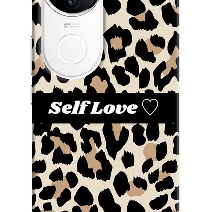 Leopard Print Self Love iQOO Z10R 5G Hard Case Back Cover by Casekaro
