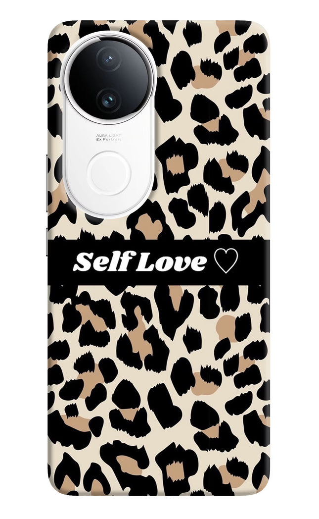 Leopard Print Self Love iQOO Z10R 5G Hard Case Back Cover by Casekaro
