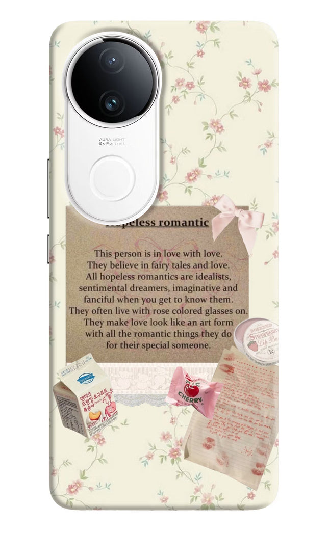 Hopeless Romantic iQOO Z10R 5G Hard Case Back Cover by Casekaro