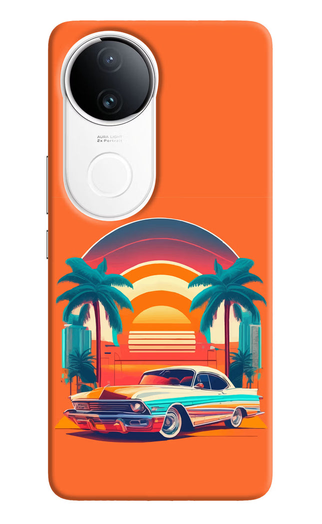 Palm Drive 80s iQOO Z10R 5G Hard Case Back Cover by Casekaro