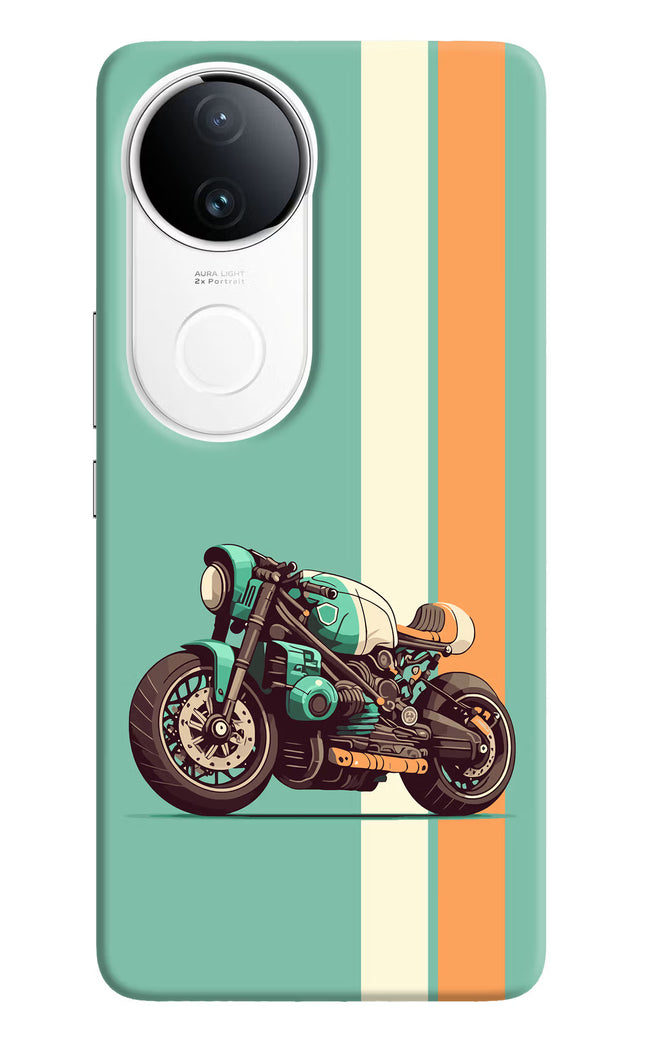 Striped Moto Drift iQOO Z10R 5G Hard Case Back Cover by Casekaro