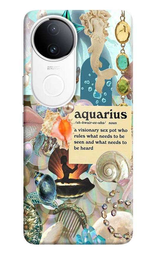 Aquarius Zodiac iQOO Z10R 5G Hard Case Back Cover by Casekaro