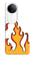 Fired Up – White iQOO Z10R 5G Hard Case Back Cover by Casekaro