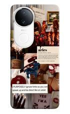 Zodiac Aries iQOO Z10R 5G Hard Case Back Cover by Casekaro