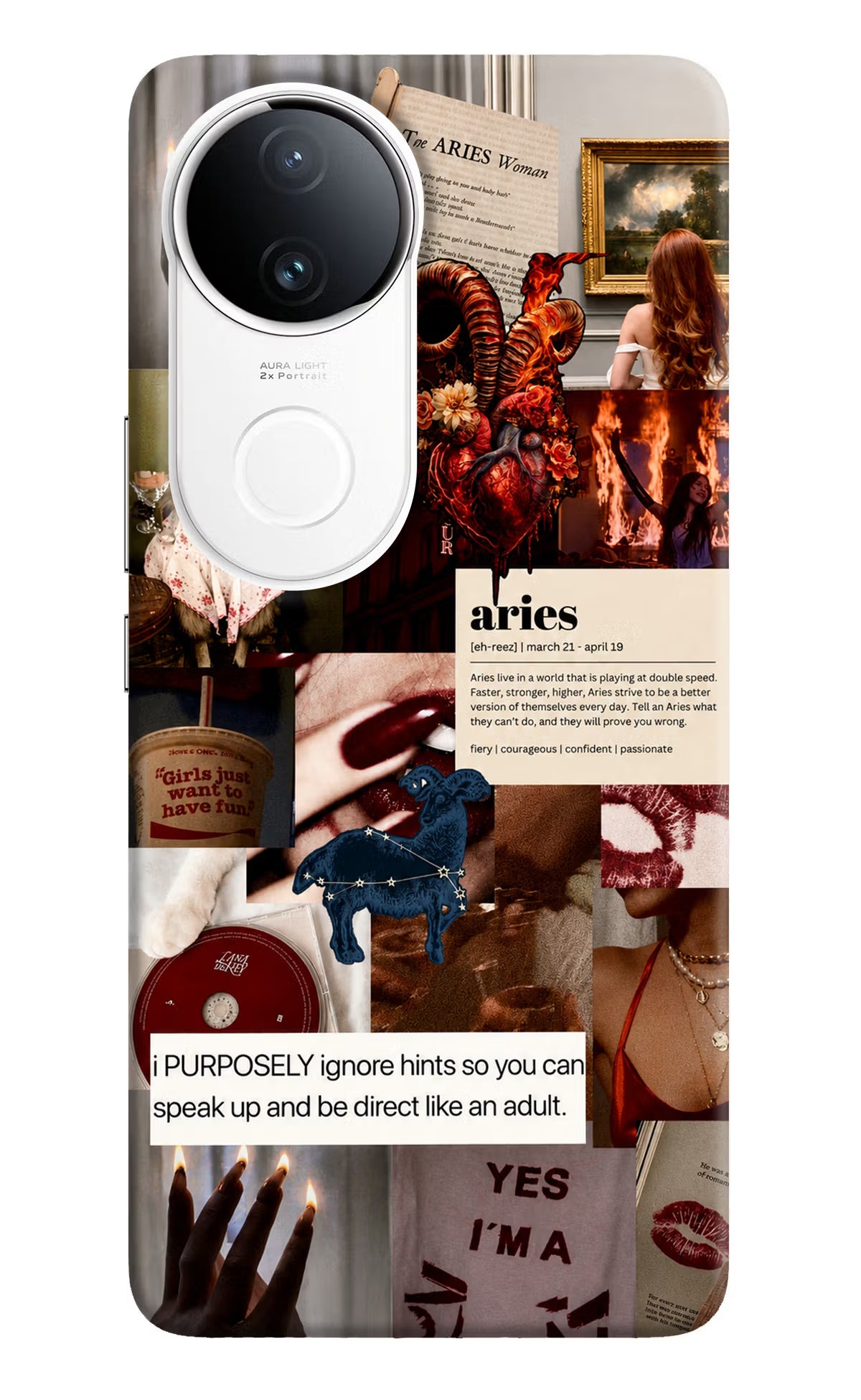 Zodiac Aries iQOO Z10R 5G Back Cover