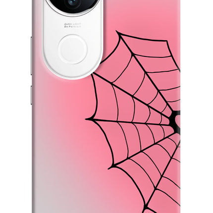Pink Web iQOO Z10R 5G Hard Case Back Cover by Casekaro