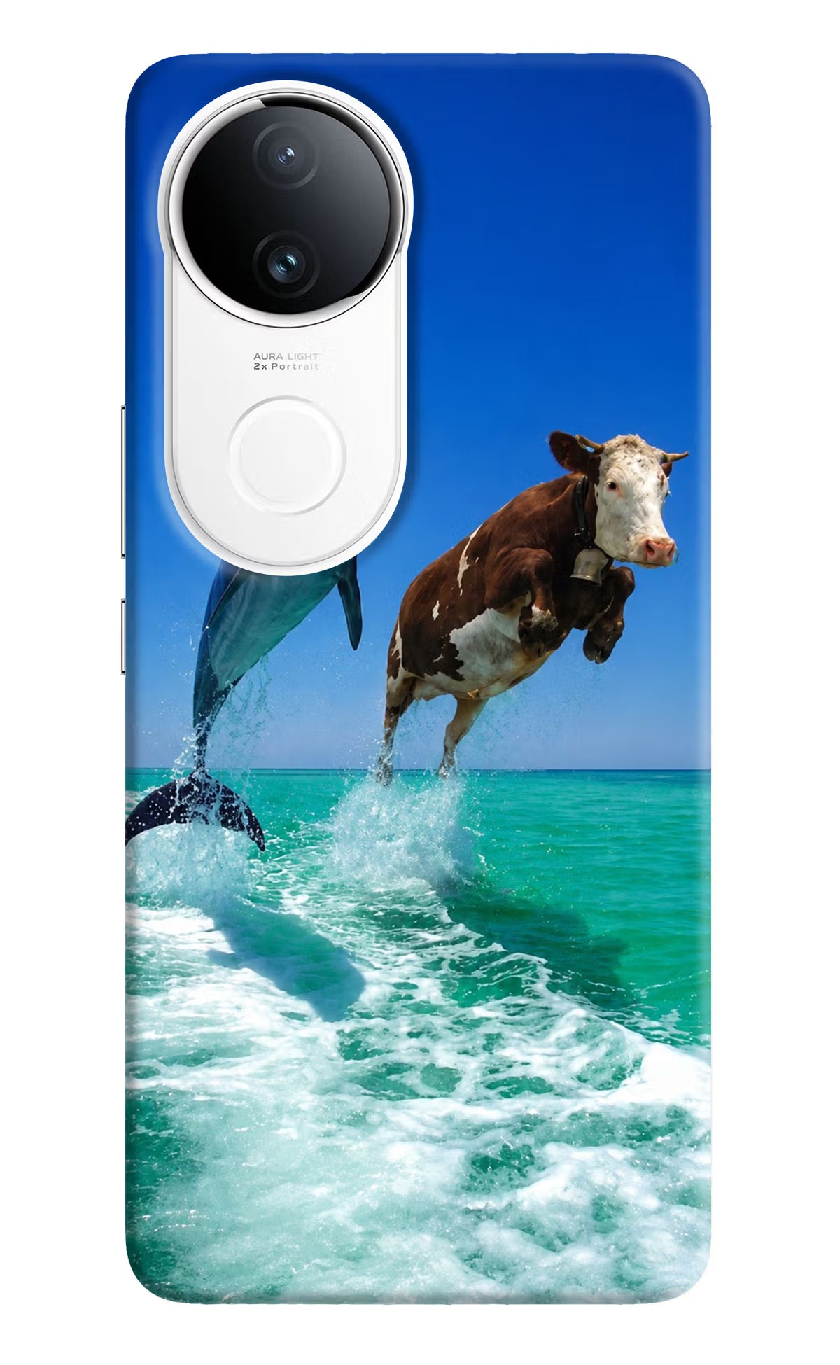 Dolphin vs Cow iQOO Z10R 5G Back Cover