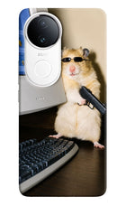 Hacker Hamster iQOO Z10R 5G Hard Case Back Cover by Casekaro