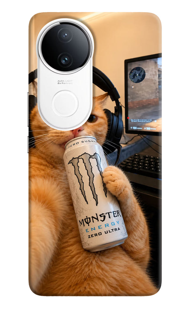 Gamer Cat Energy iQOO Z10R 5G Hard Case Back Cover by Casekaro