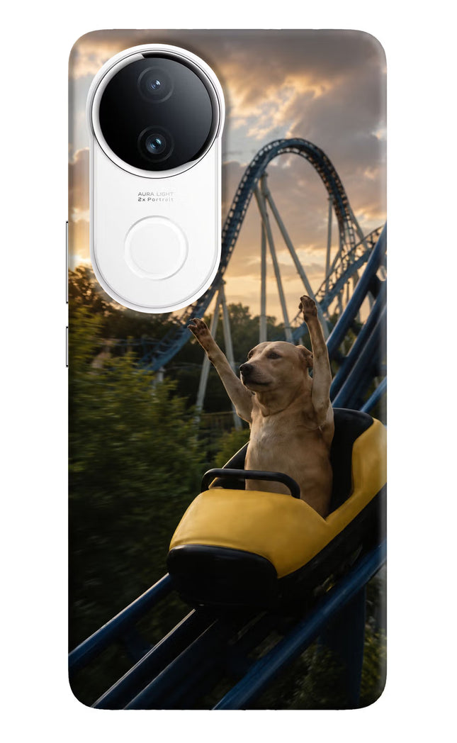 Rollercoaster Dog iQOO Z10R 5G Hard Case Back Cover by Casekaro
