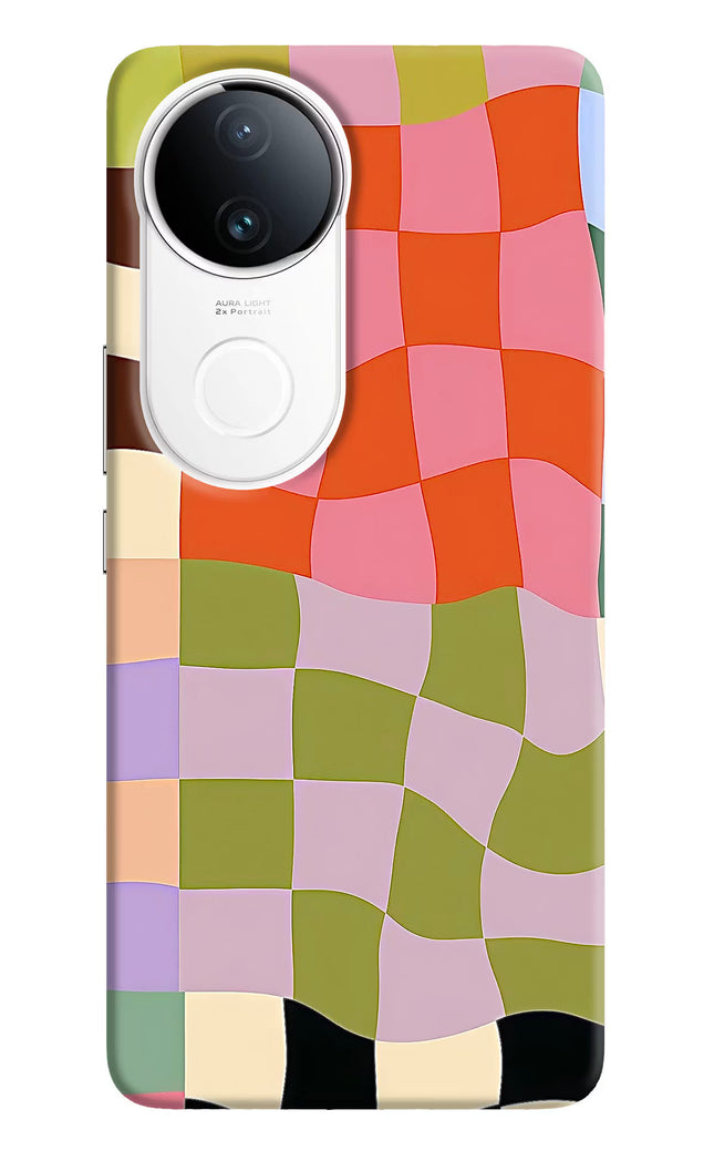 Wavy Grid iQOO Z10R 5G Hard Case Back Cover by Casekaro