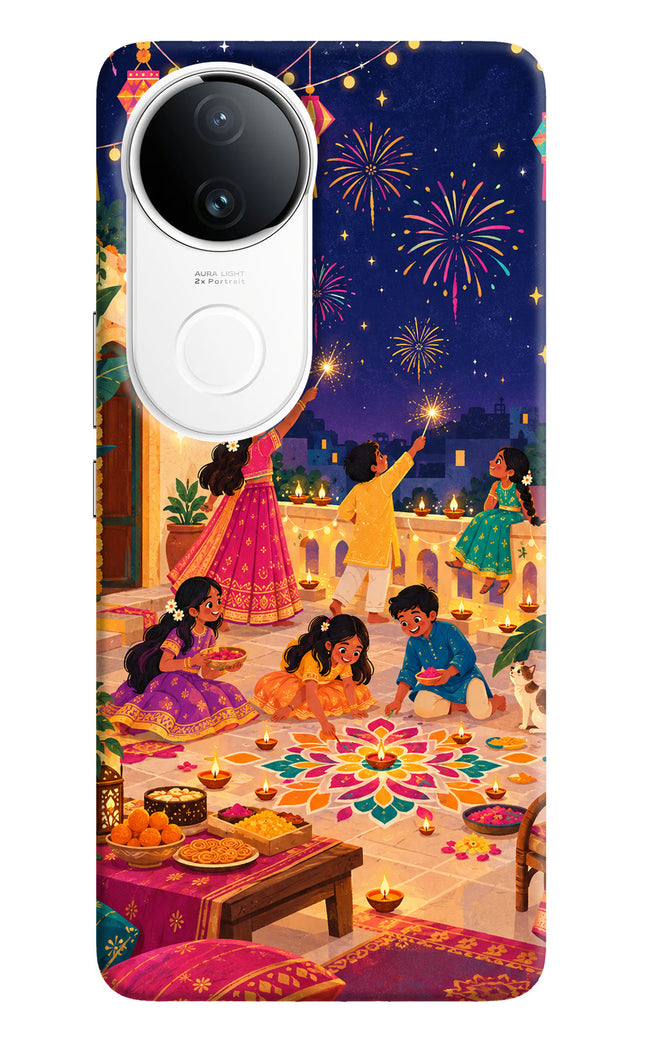 Diwali Night iQOO Z10R 5G Hard Case Back Cover by Casekaro
