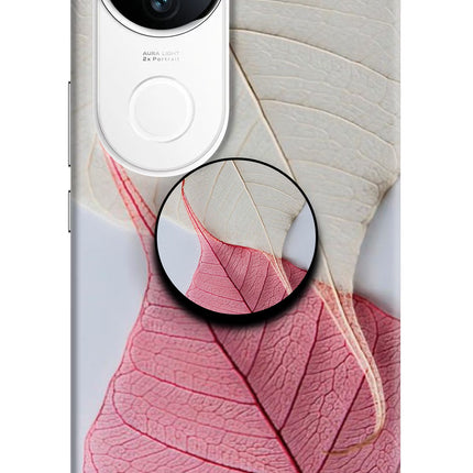 White Pink Leaf iQOO Z10R 5G Pop Case by Casekaro