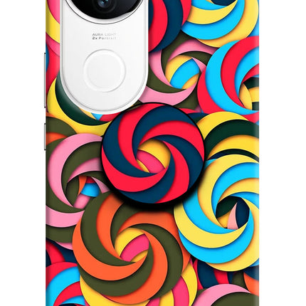 Spiral Pattern iQOO Z10R 5G Pop Case by Casekaro