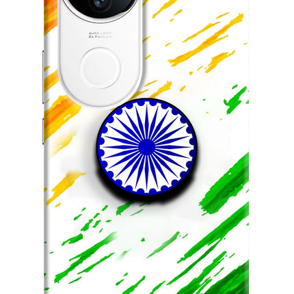 Indian Flag Ashoka Chakra iQOO Z10R 5G Pop Case by Casekaro