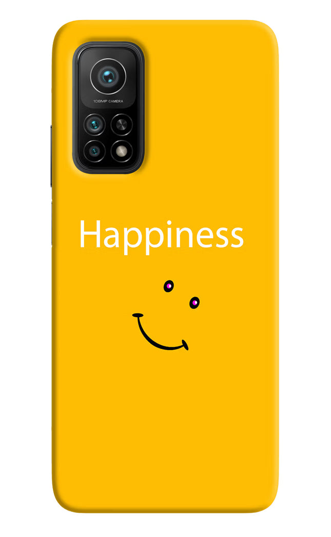 Happiness With Smiley Mi 10T Pro Back Cover