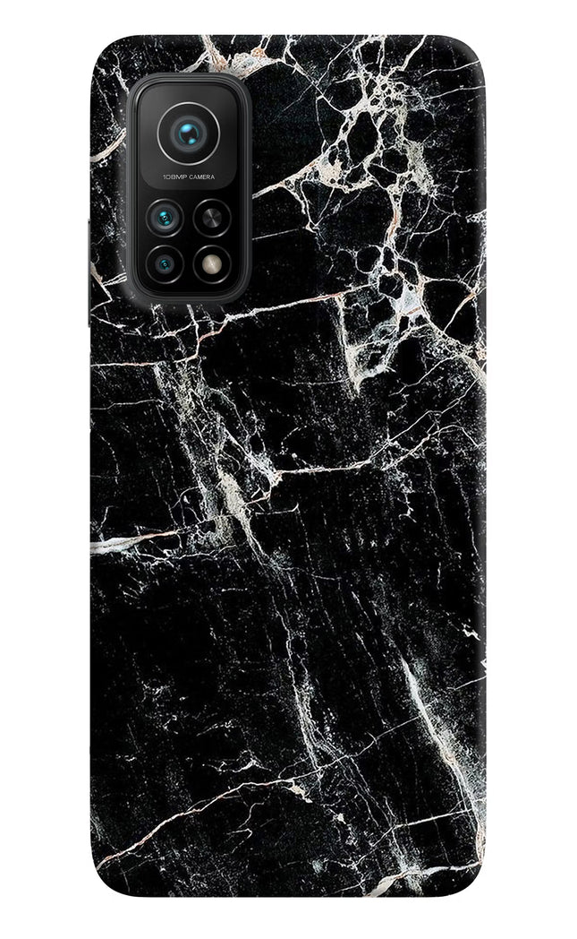 Black Marble Texture Mi 10T Pro Back Cover