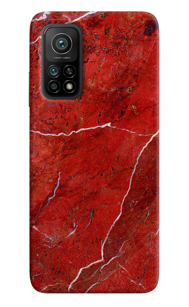 Red Marble Design Mi 10T Pro Back Cover
