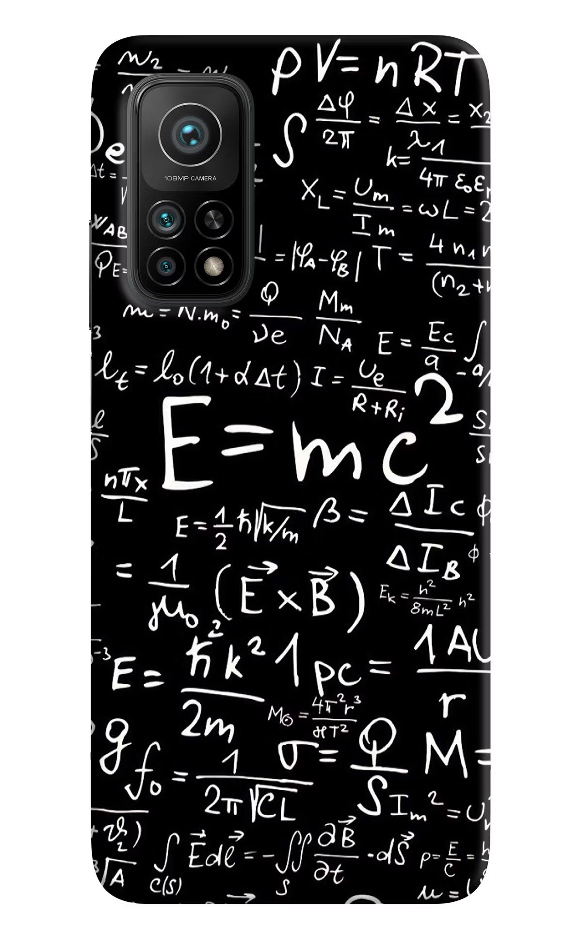 Physics Formula Mi 10T Pro Back Cover
