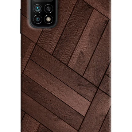 Wooden Texture Design Mi 10T Pro Back Cover