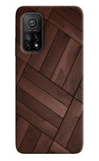 Wooden Texture Design Mi 10T Pro Back Cover