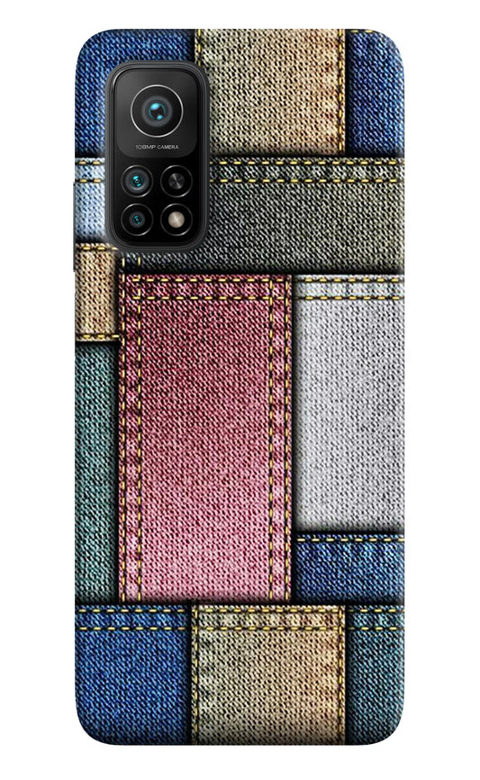 Multicolor Jeans Mi 10T Pro Back Cover