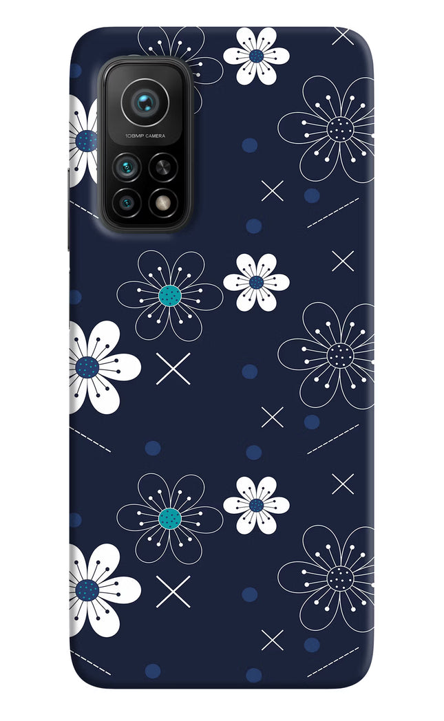 Flowers Mi 10T Pro Back Cover