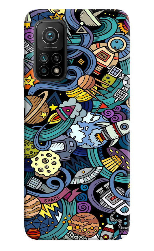 Space Abstract Mi 10T Pro Back Cover