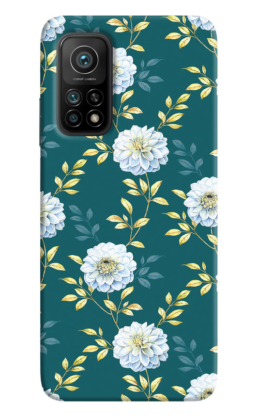 Flowers Mi 10T Pro Back Cover