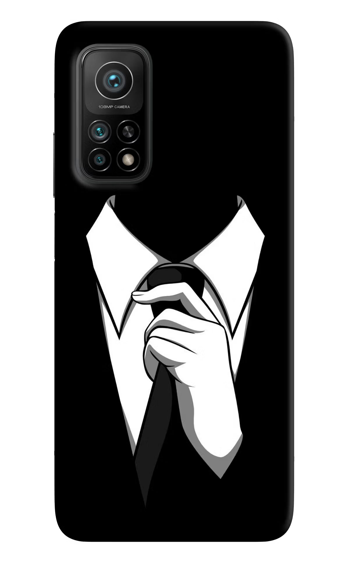 Black Tie Mi 10T Pro Back Cover