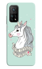Unicorn Wallpaper Mi 10T Pro Back Cover
