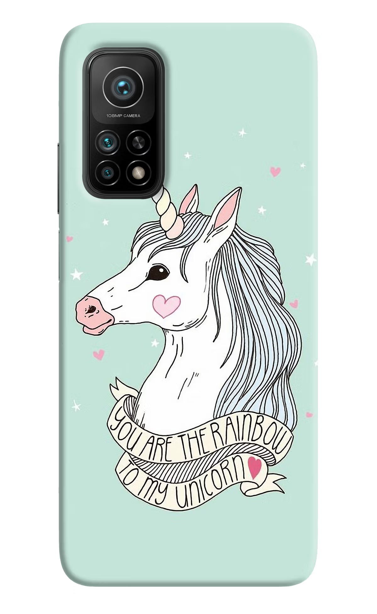 Unicorn Wallpaper Mi 10T Pro Back Cover