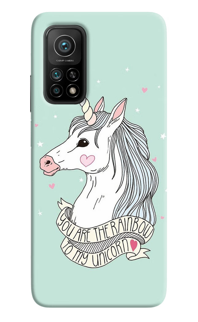 Unicorn Wallpaper Mi 10T Pro Back Cover