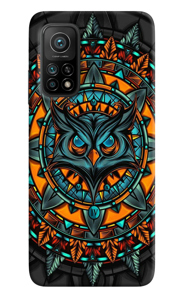 Angry Owl Art Mi 10T Pro Back Cover