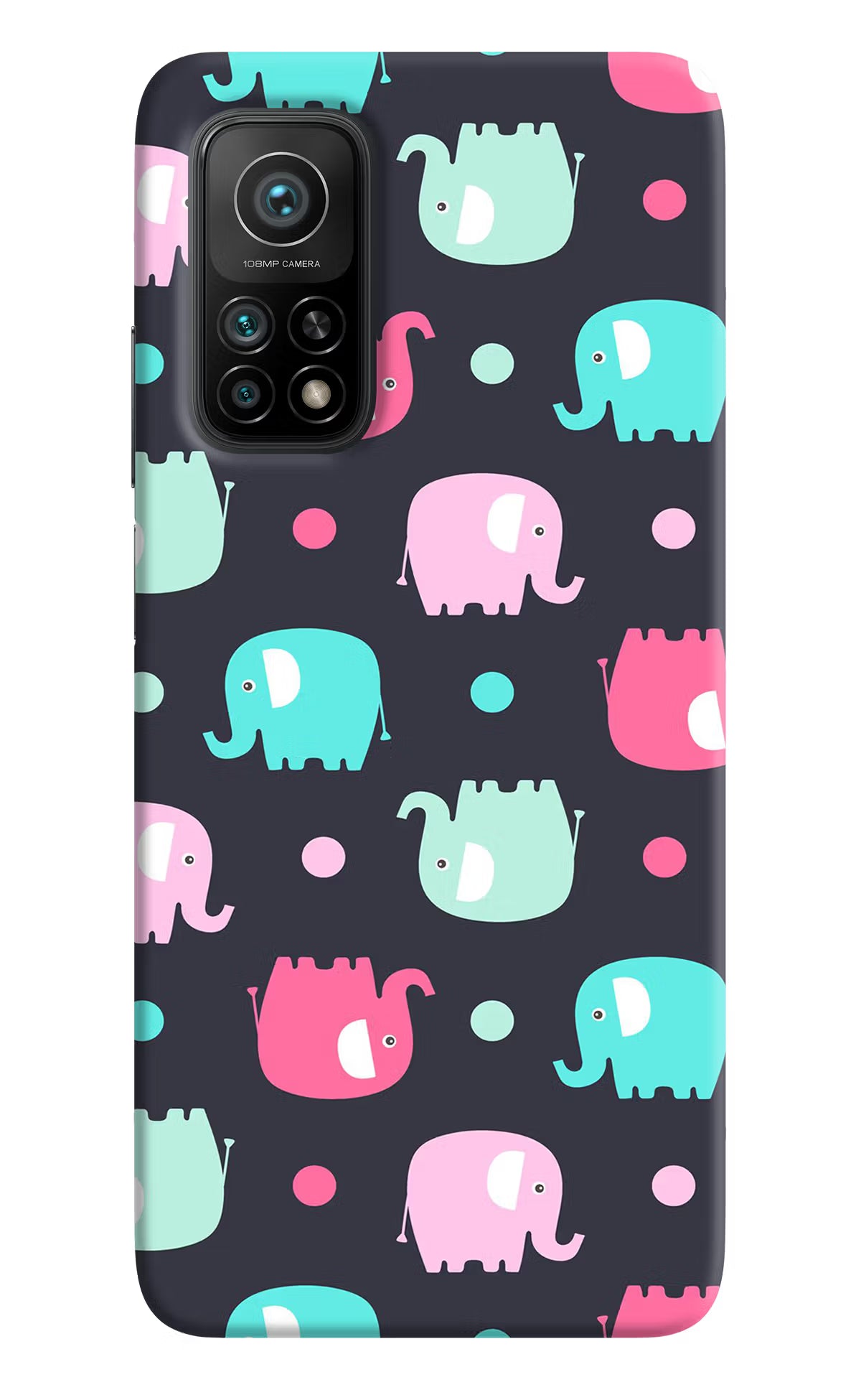 Elephants Mi 10T Pro Back Cover
