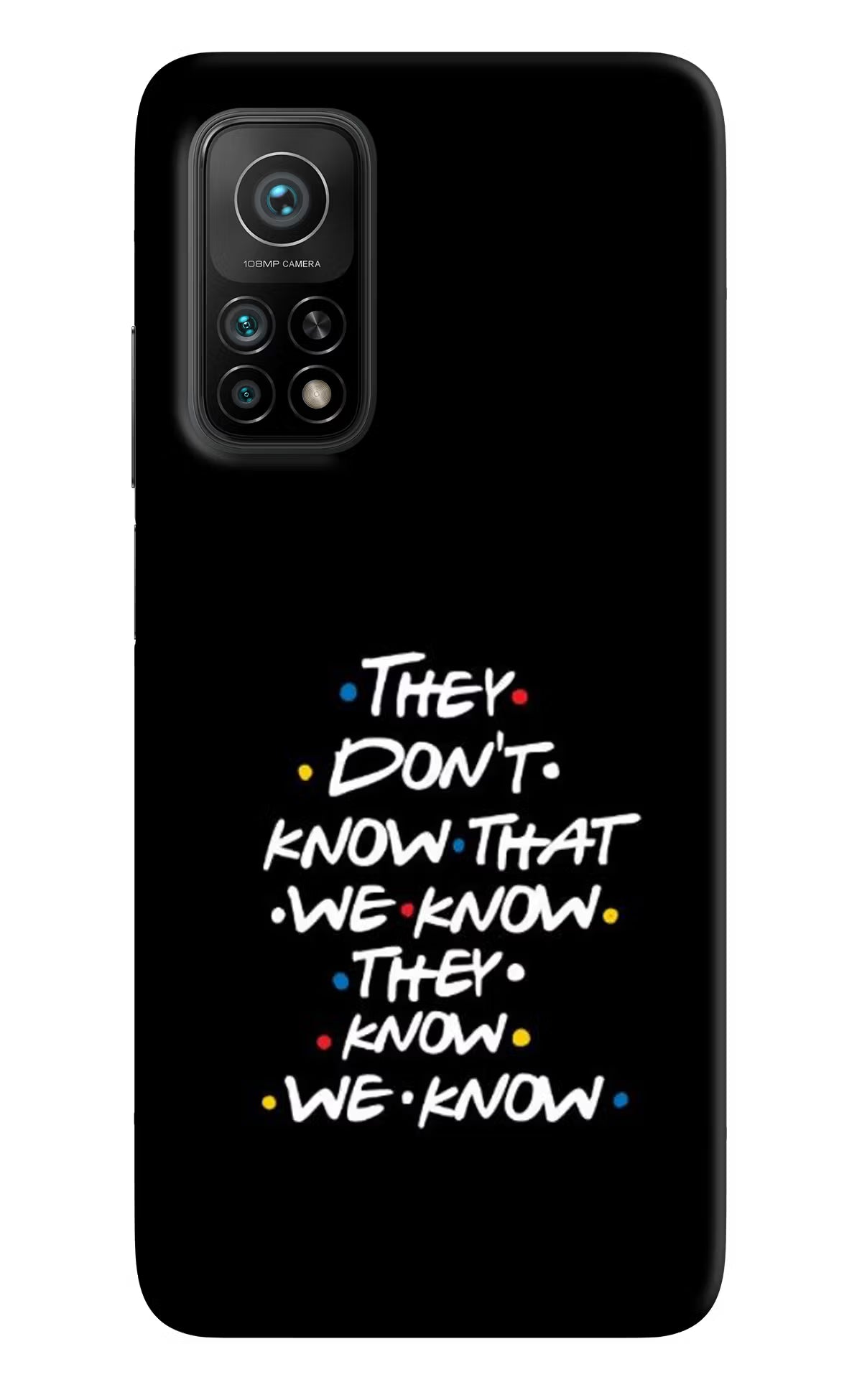 FRIENDS Dialogue Mi 10T Pro Back Cover