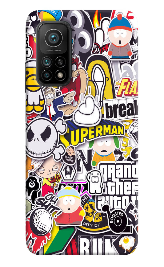 Sticker Bomb Mi 10T Pro Back Cover