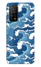 Blue Waves Mi 10T Pro Back Cover