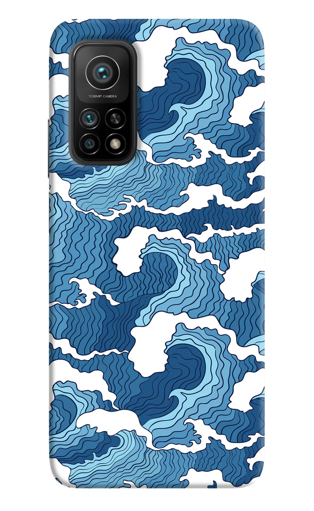 Blue Waves Mi 10T Pro Back Cover