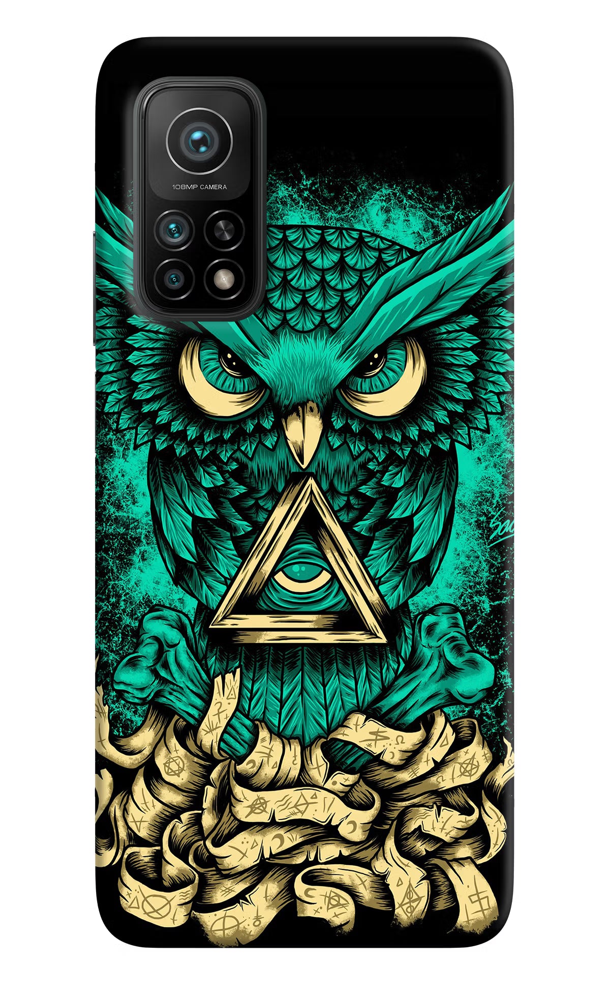 Green Owl Mi 10T Pro Back Cover